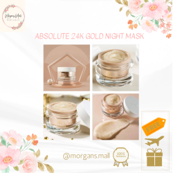 Absolute 24K Gold Night Mask - luxury care